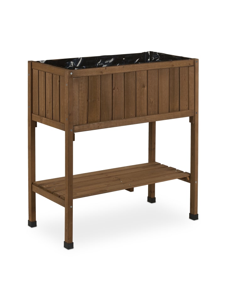 relaxdays Hochbeet in Braun - (B)74 x (H)80 x (T)38 cm günstig kaufen onesize