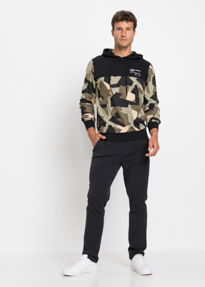 Kapuzensweatshirt mit recyceltem Polyester