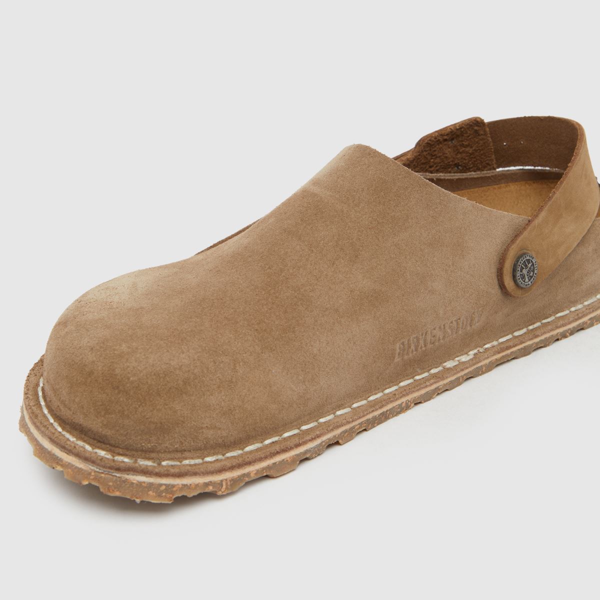 BIRKENSTOCK lutry klumpás szandál taupe színben