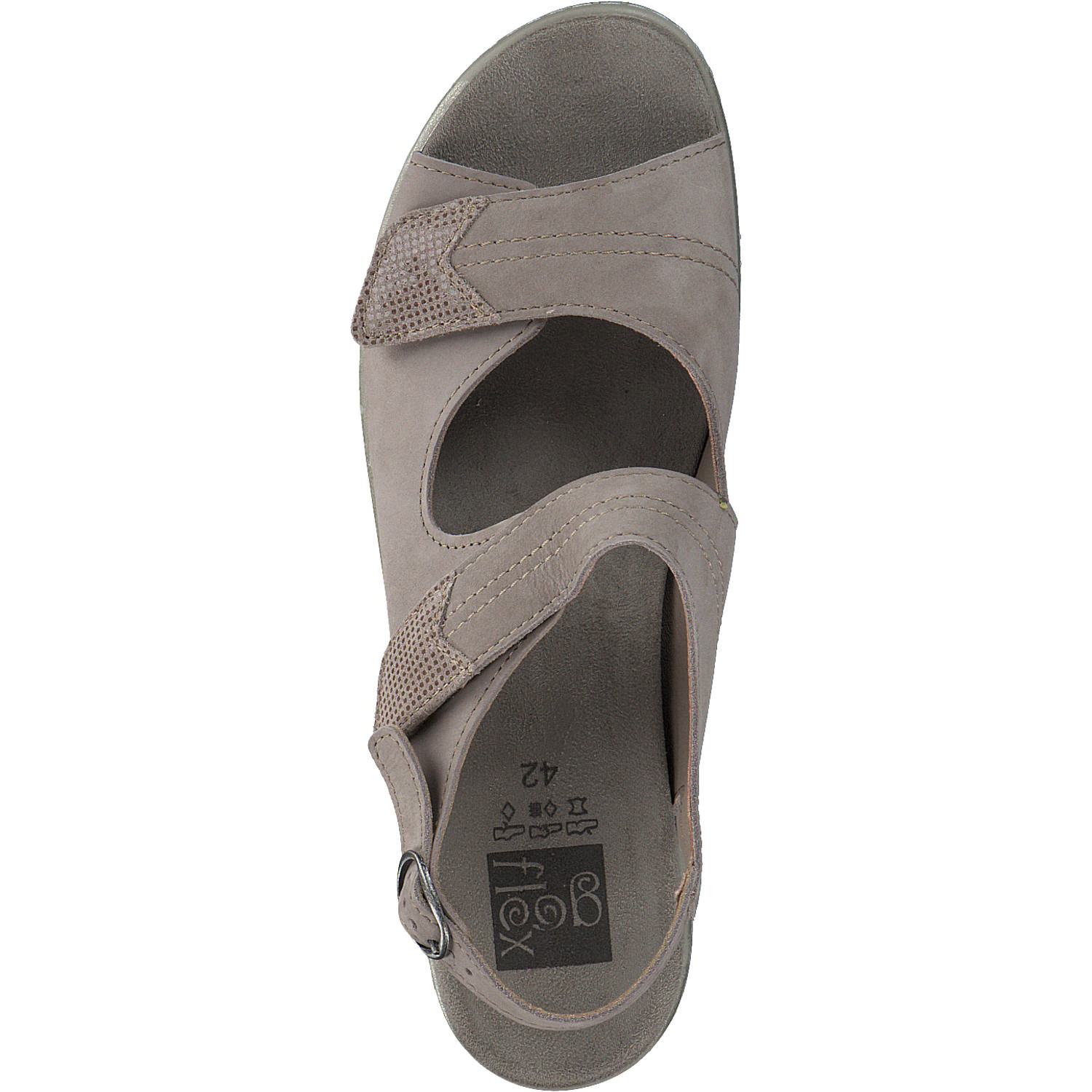 Aco Wally 02 705, Keilsandaletten, Damen, taupe 196/514