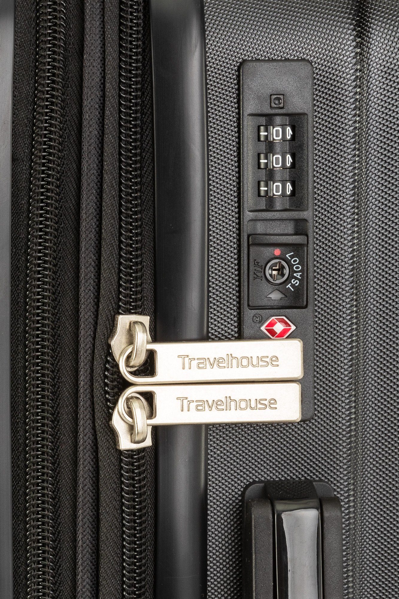 Travelhouse Handgepäck-Trolley Porto, 4 Rollen, Laptopfach in Dehnfalte, Schnellzugriff mit Reißverschluss