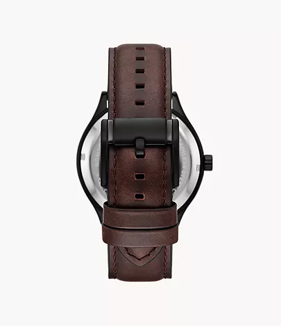 Fossil Outlet Uhr Fenmore Automatikwerk Leder braun