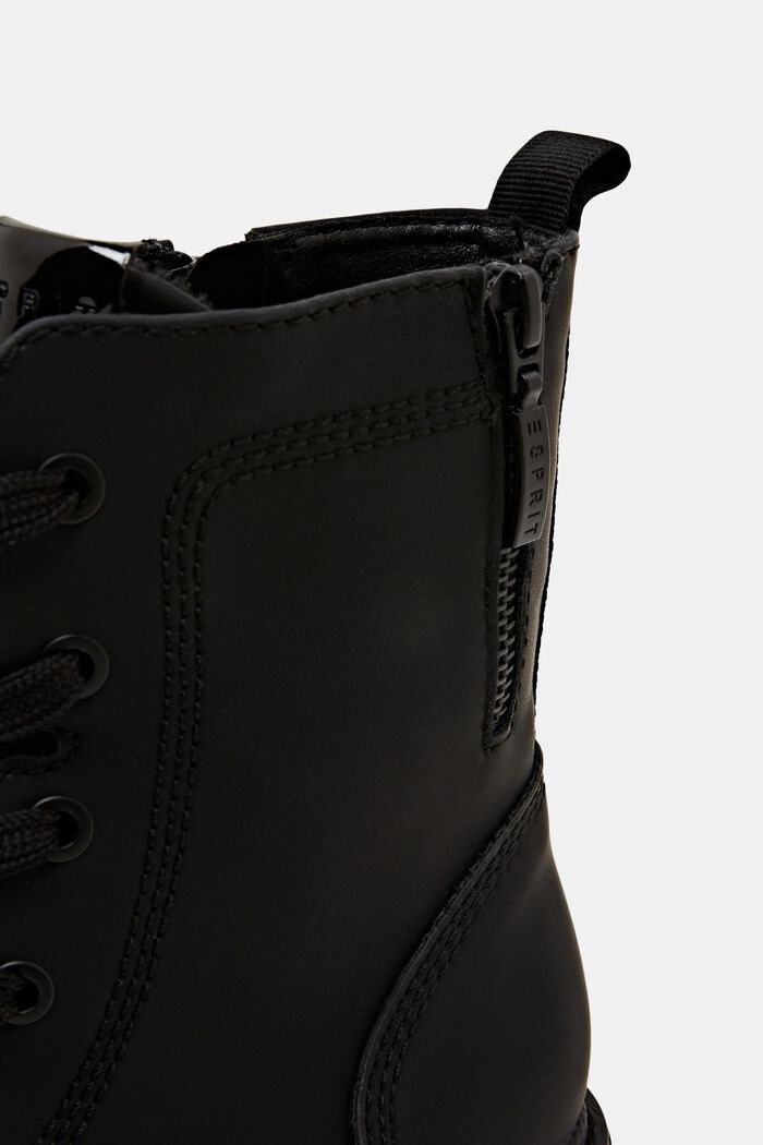 Schnürboots in Lederoptik
