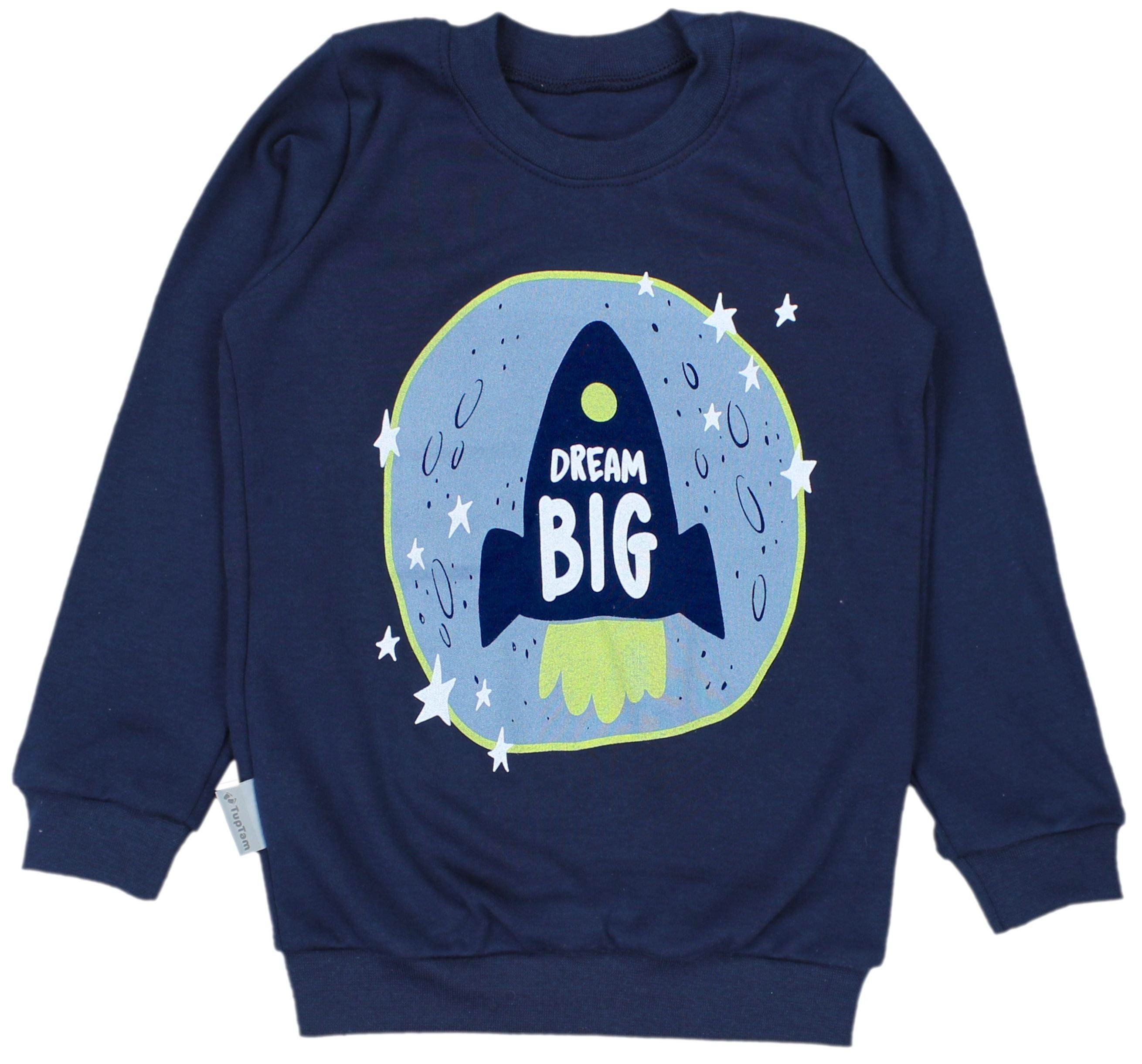 TupTam Schlafanzug Kinder Jungen Pyjama Schlafanzug Set Langarm Nachtwäsche 2-teilig