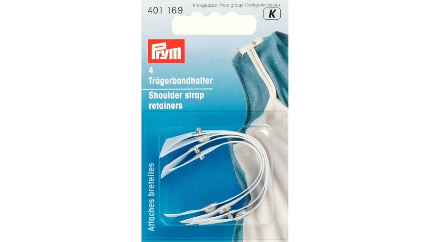 Prym Trägerpolster Silikon weiß