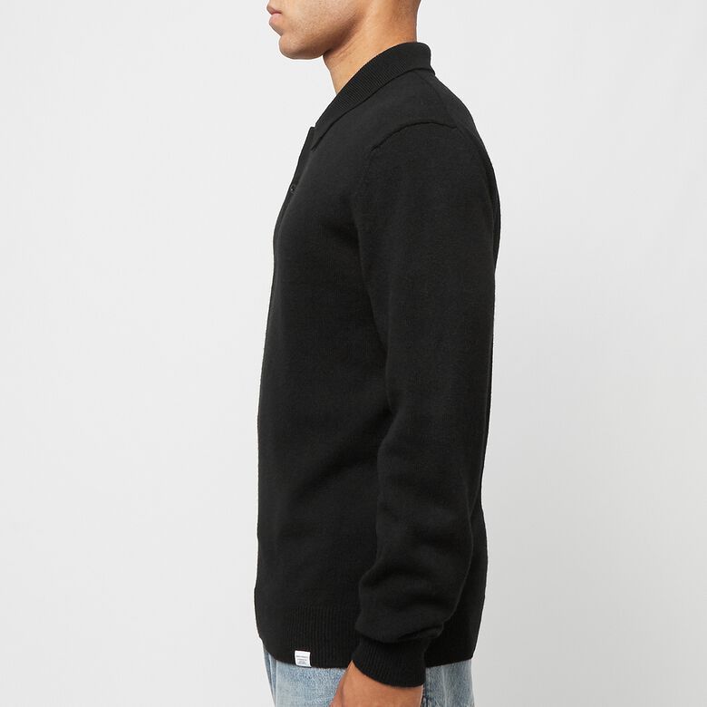 Norse Projects Marco Merino Lambswool Polo black