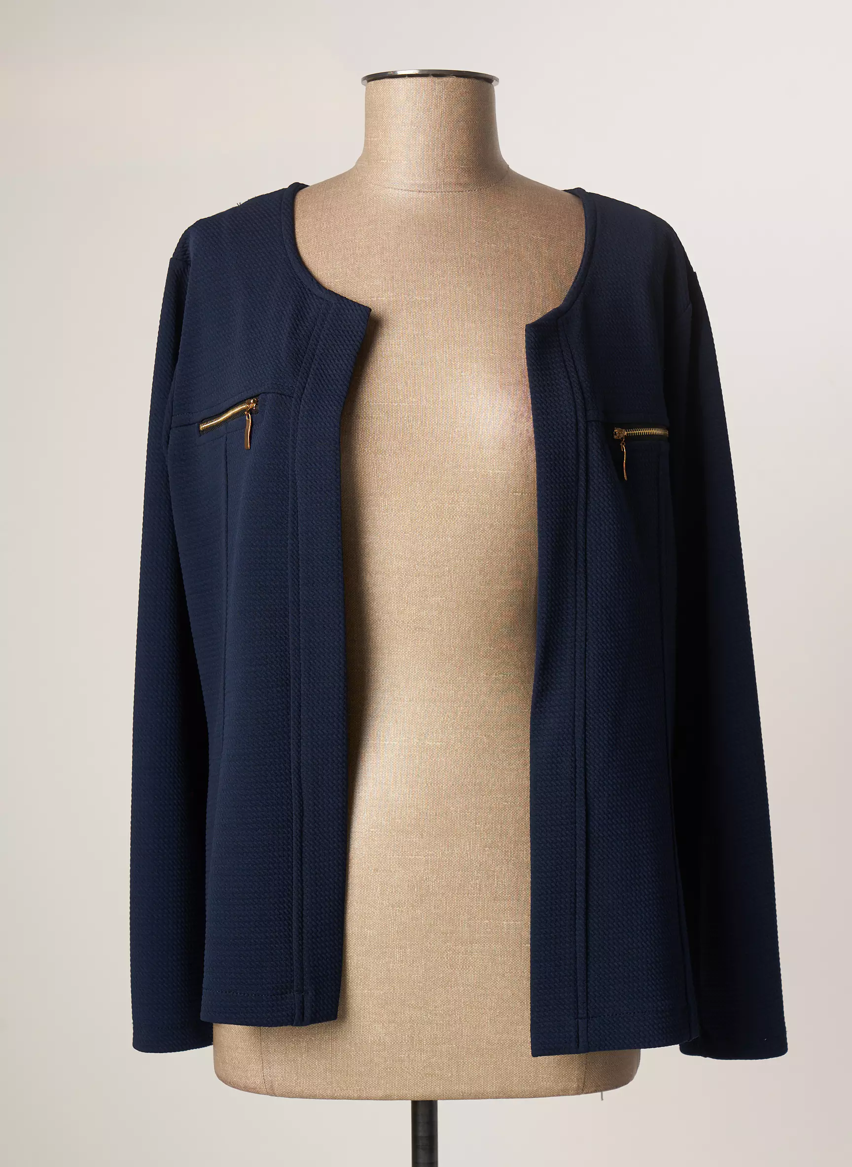 Plurielles Vestecasual Femme couleur bleu