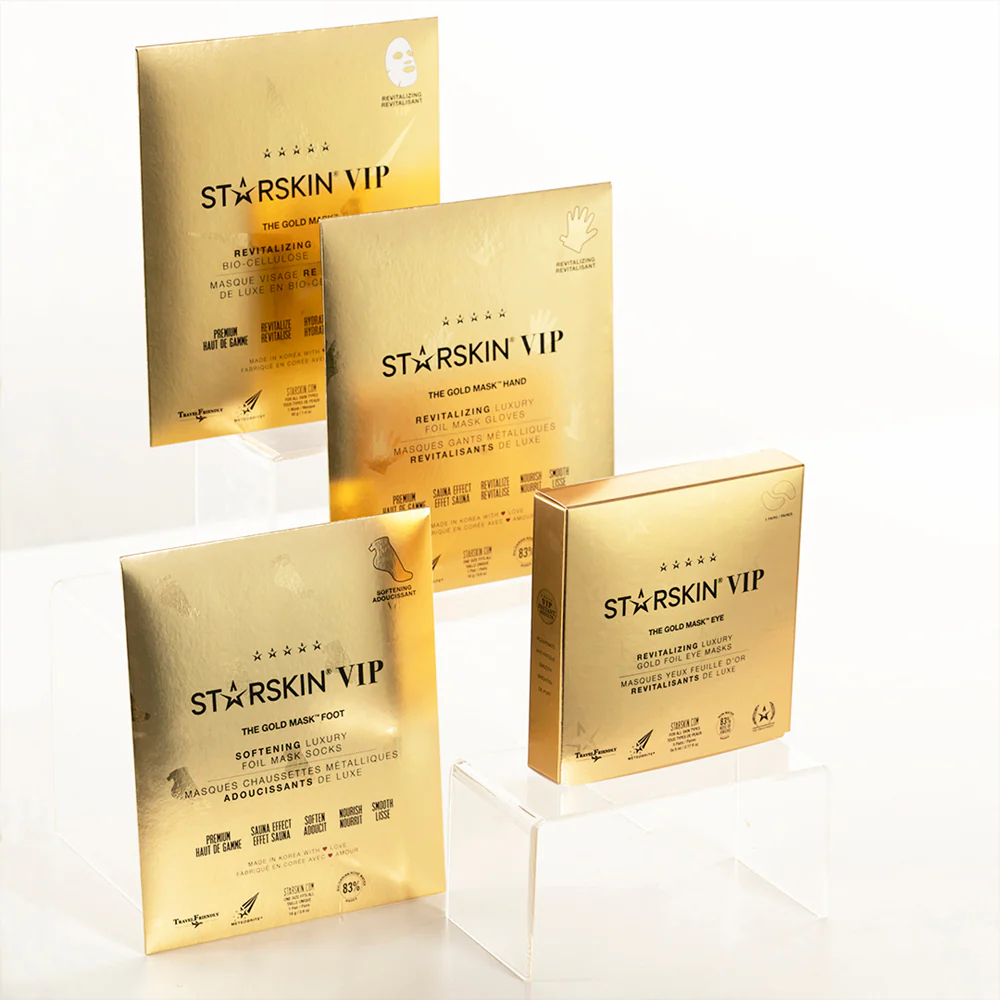 VIP VIP THE GOLD MASK™ Revitalisierende Luxus-Gesichtsmaske aus Bio-Zellulose – Anti-Aging-Gesichtsmaske