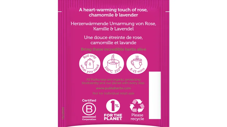 Pukka BIO Tee Love 20 Beutel 24g Packung 24 g