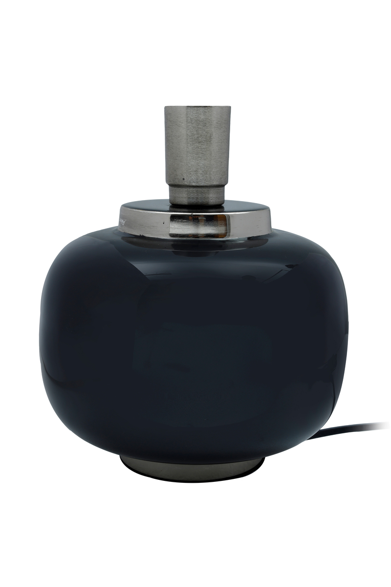 Kayoom Tischlampe Art Deco 225 Schwarz / Silber