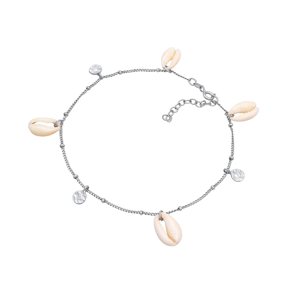 Elli Elli Bracelet de Cheville Femmes bracelet de cheville plaquette pendentif maritim Bijoux