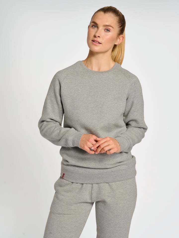 Hummel Hummel Sweatshirt Raglanärmel Hmlred Damen in GREY MELANGE günstig kaufen S