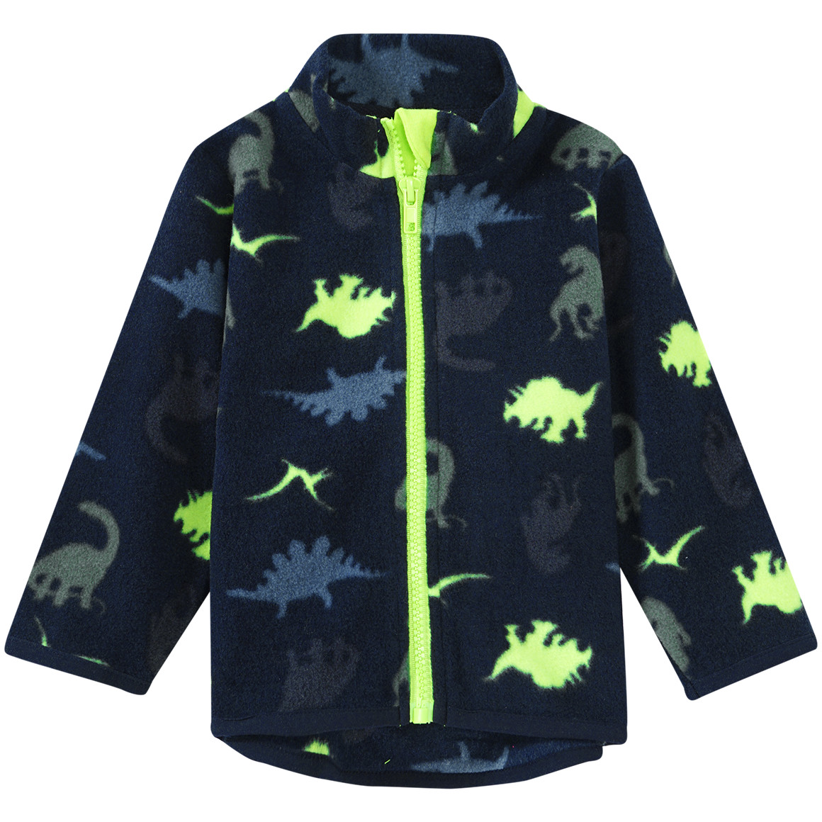Jungen Fleecejacke mit Dino-Motiv