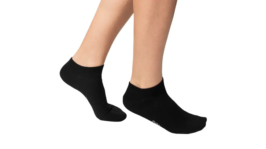 DIM Damen Sneaker Socken aus Baumwolle 3er Pack noir