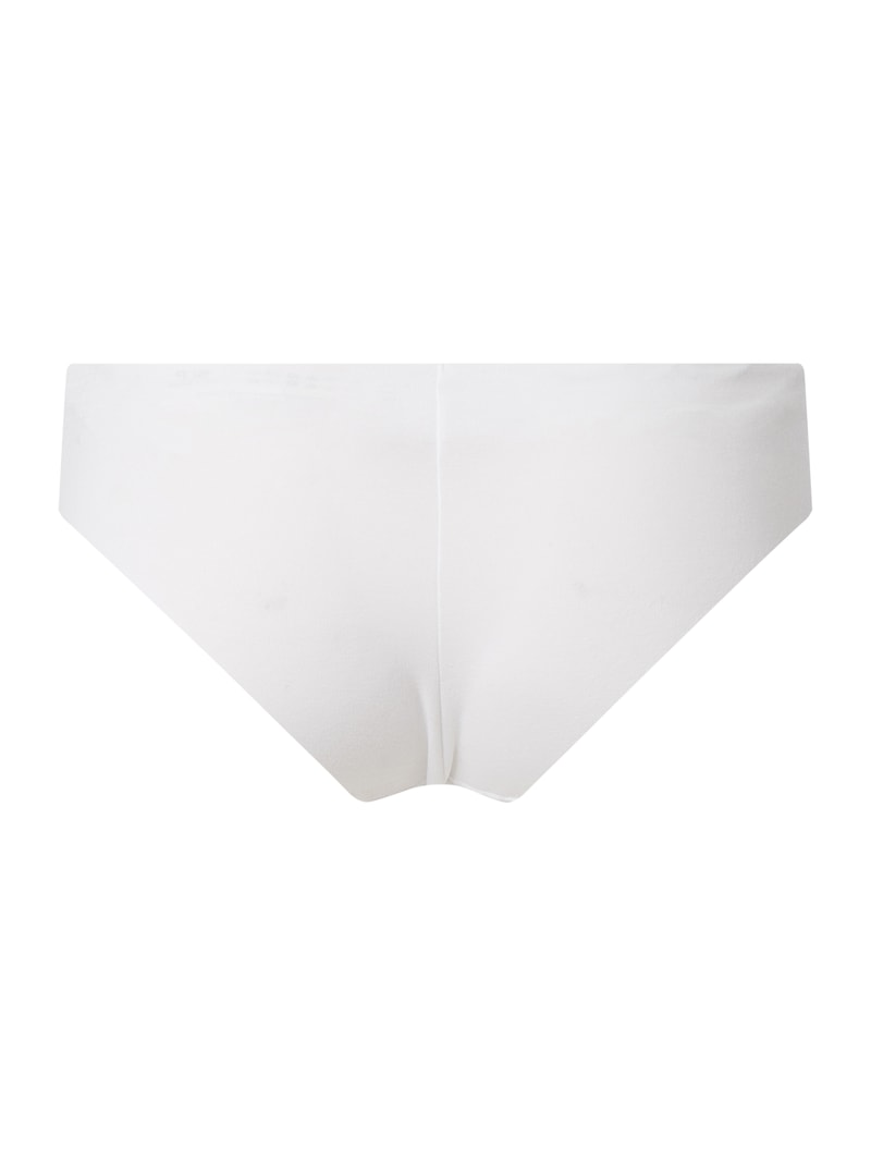 Brazilian mit Stretch-Anteil - nahtlos Modell Invisible Cotton in weiß