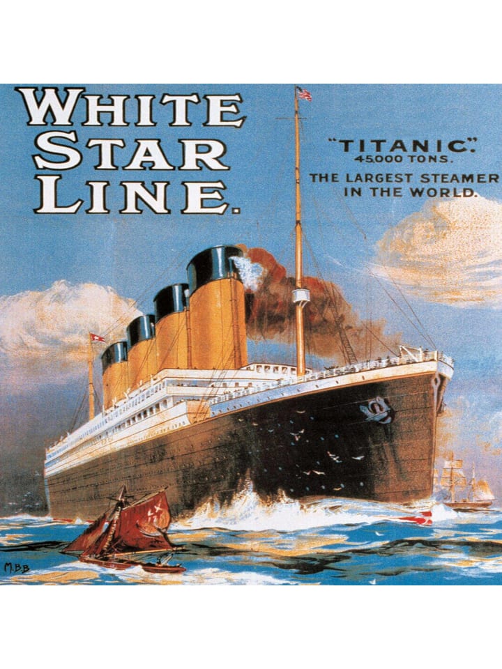 HUCH! Puzzle Titanic White Star Line in Bunt günstig kaufen onesize