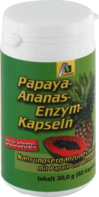 PAPAYA ANANAS Enzym Kapseln  60 St  Kapseln