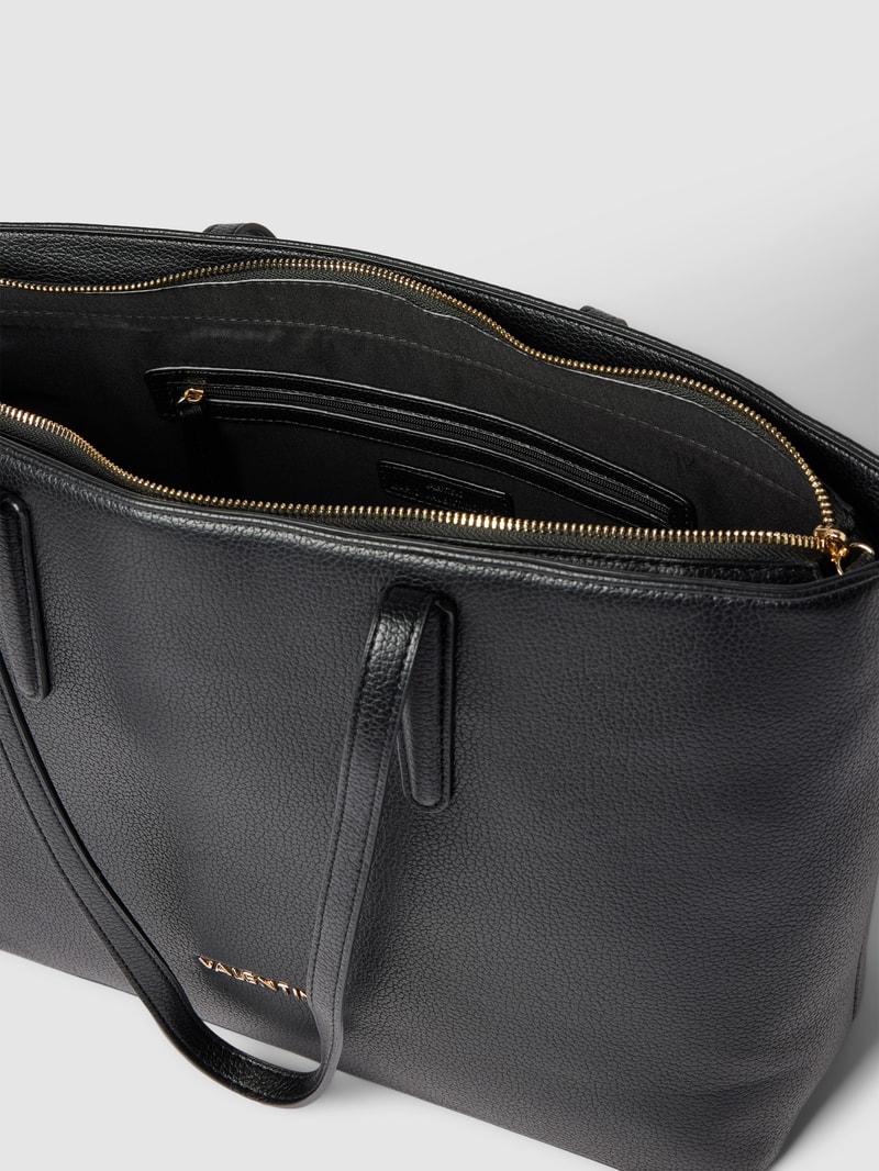 Shopper mit Label-Applikation Modell 'SPECIAL MARTU' in black
