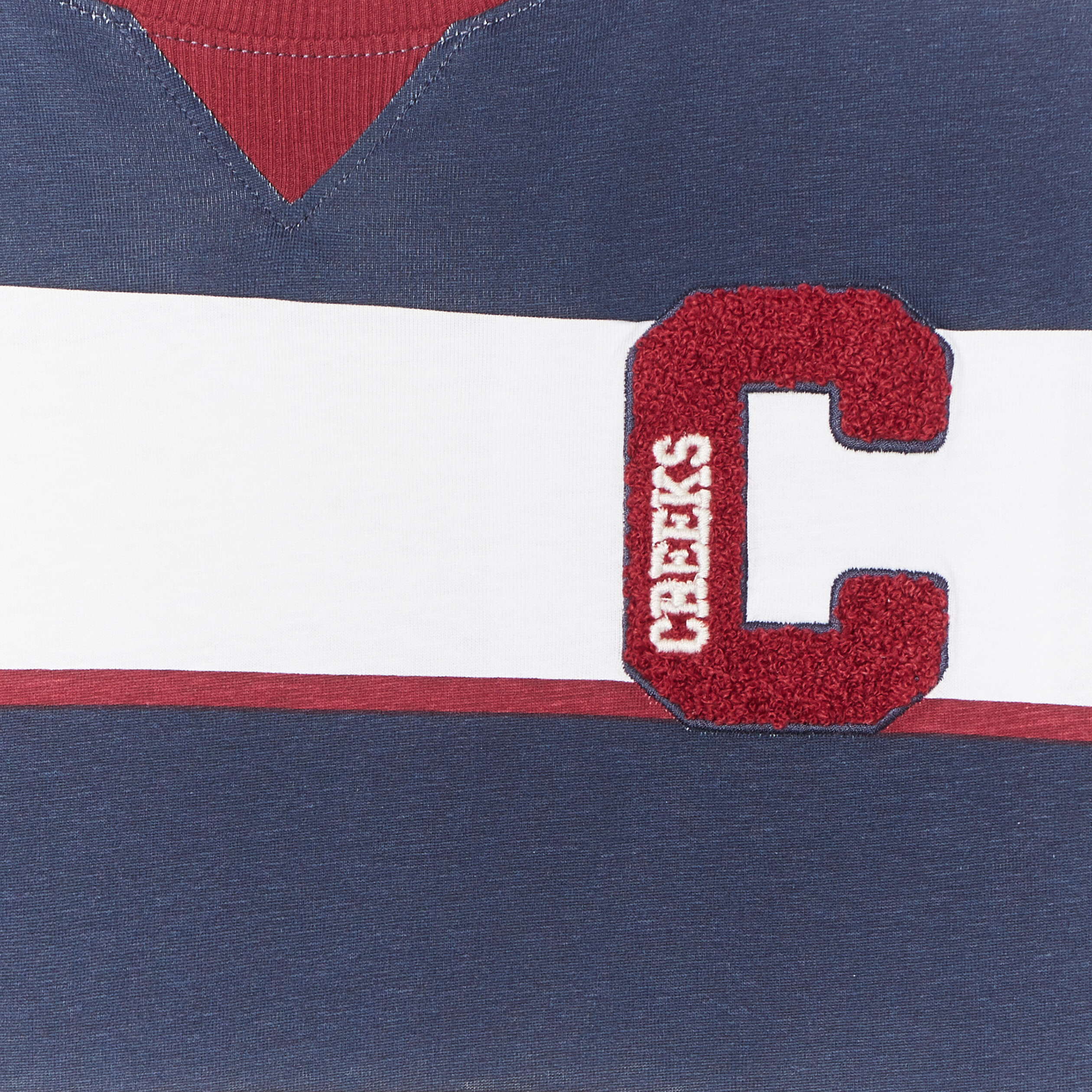 T-shirt manches longues coton Creeks bleu marine garçon | La Halle