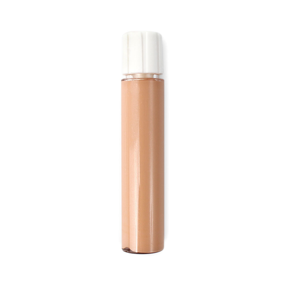 zao essence of nature Recharge Touche Lumière de Teint 723 Pêche ZAO Enlumineur de teint Certifié Bio, Formule 100% naturelle, Vegan et Rechargeable