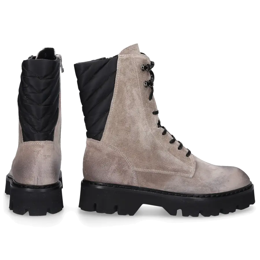 EN AVANT - Stiefeletten 483-02B Veloursleder - beige