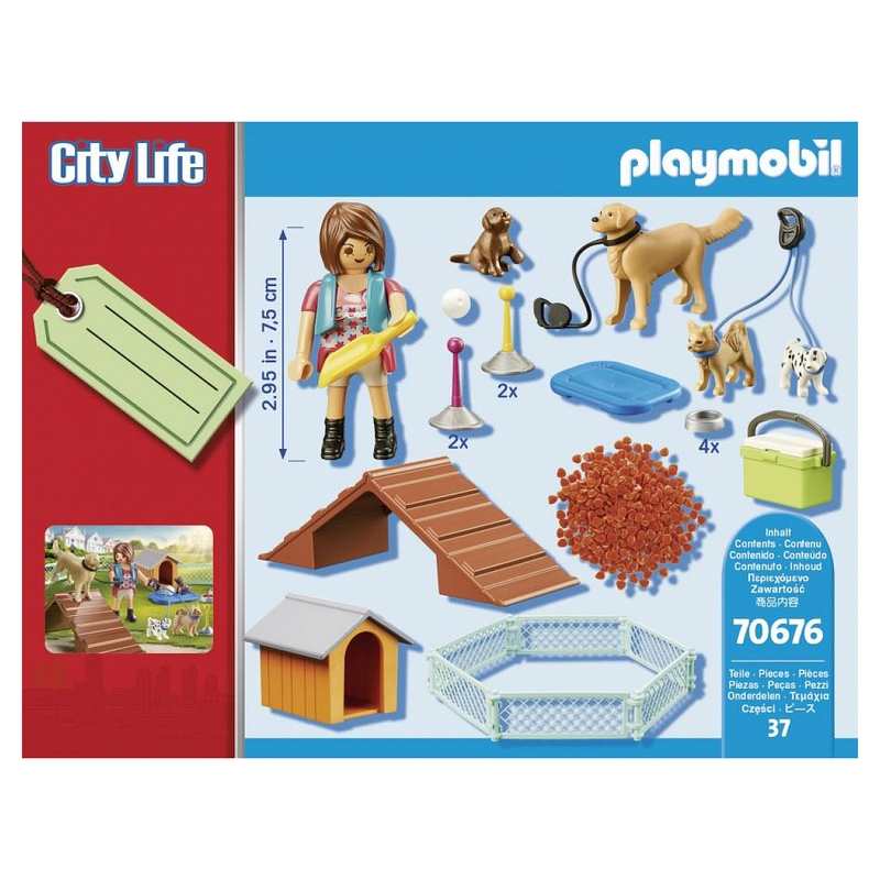 70676 Educatrice et chiens Playmobil City Life