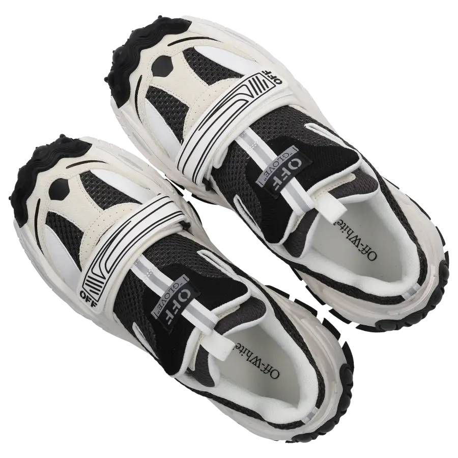 Off-White - Sneaker low GLOVE SLIP ON Materialmix - schwarz