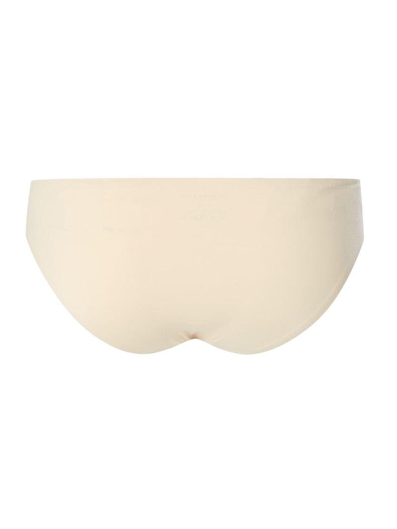 Slip aus Mikrofaser - nahtlos in beige