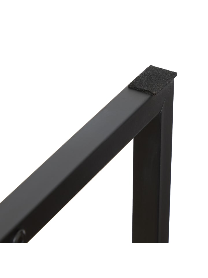 relaxdays Nachttisch in Natur/ Schwarz - (B)40 x (H)55,5 x (T)41,5 cm günstig kaufen onesize