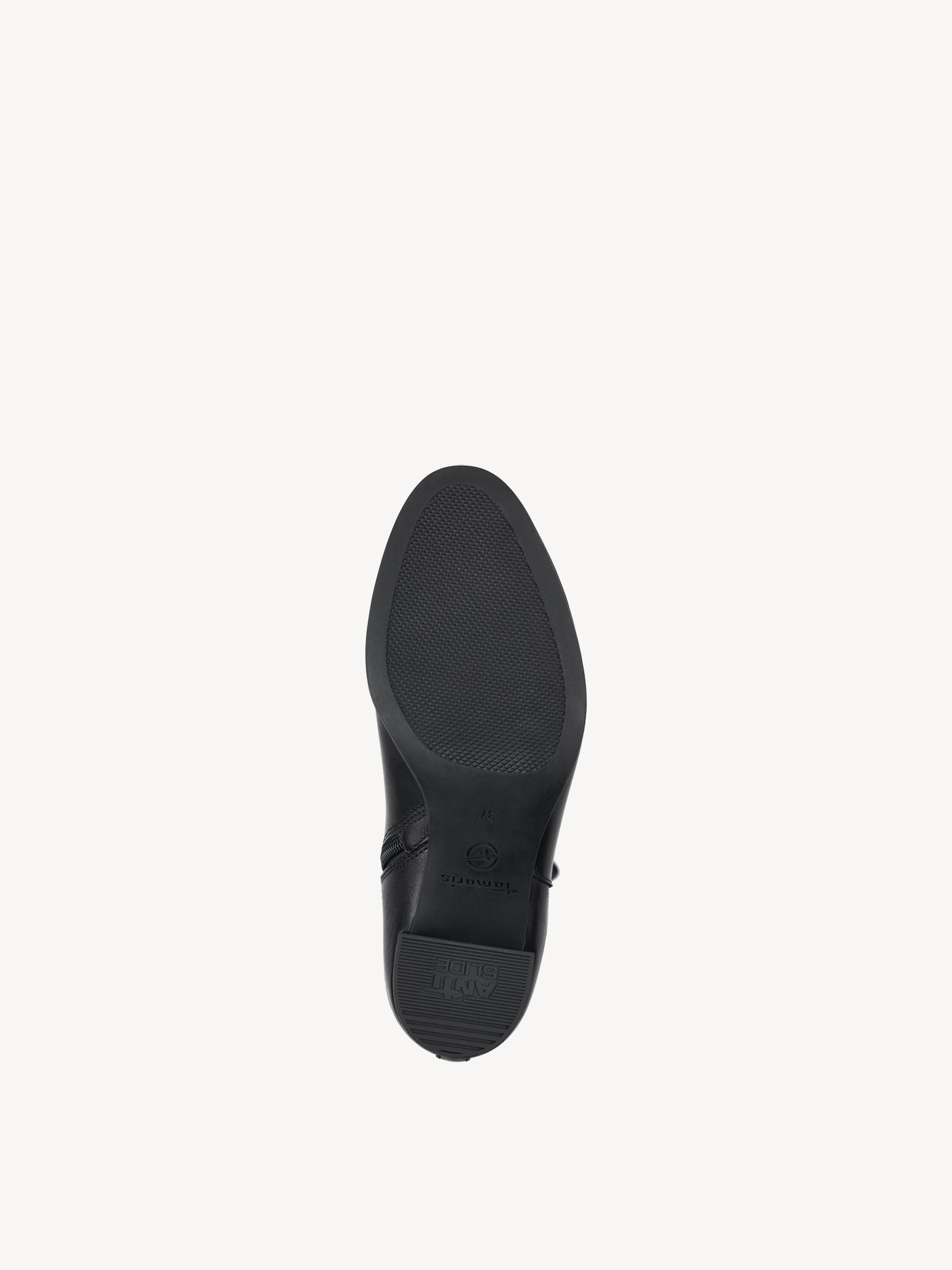 Bottine Chelsea en cuir - noir