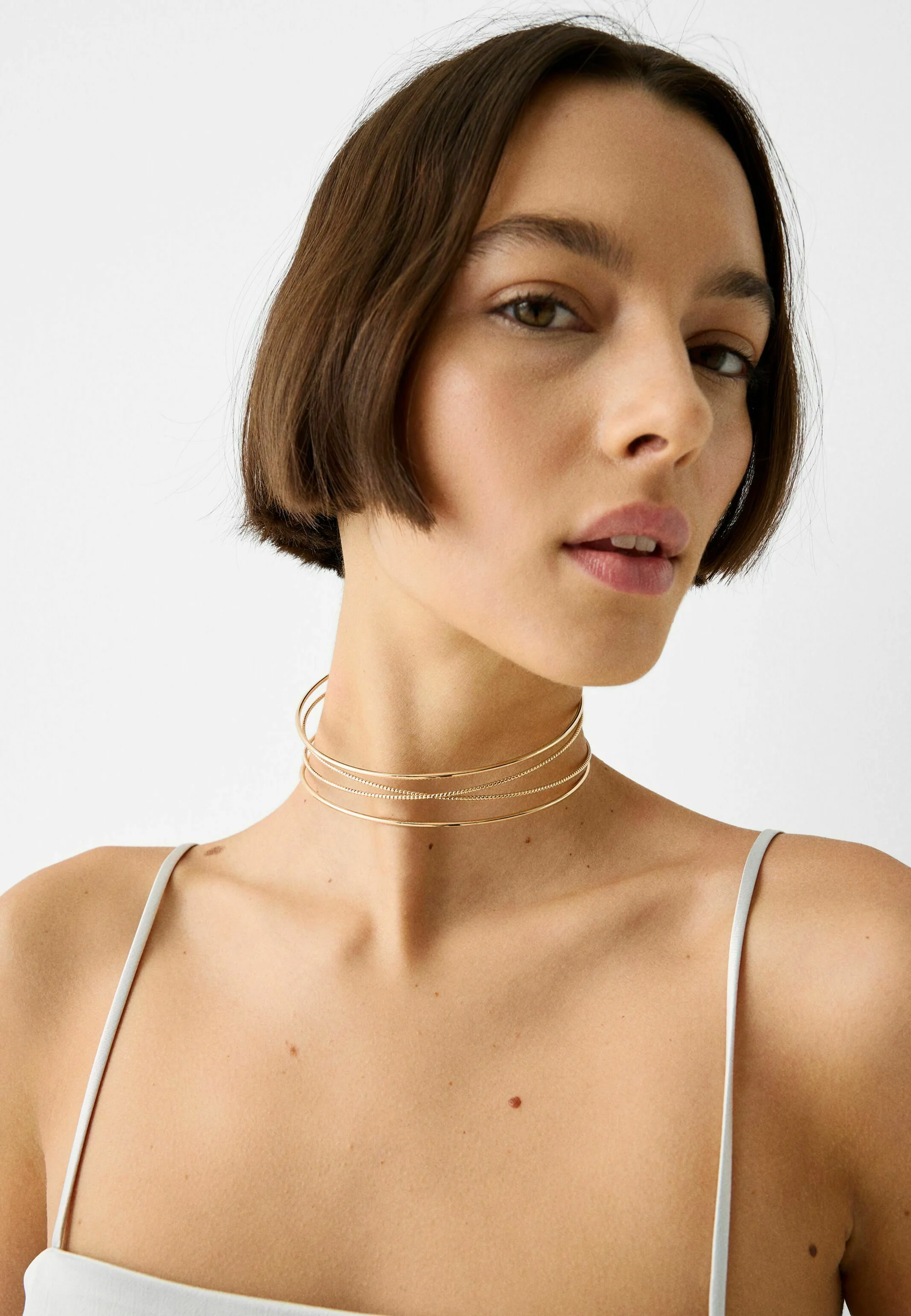 Bershka ENTRELAZADO - GARGANTILLAS - Collar