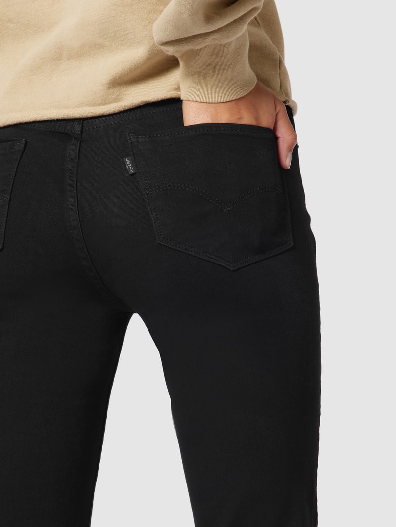 Shaping Skinny Fit Jeans mit Stretch-Anteil Modell '311' - ‘Water<Less™’ in schwarz