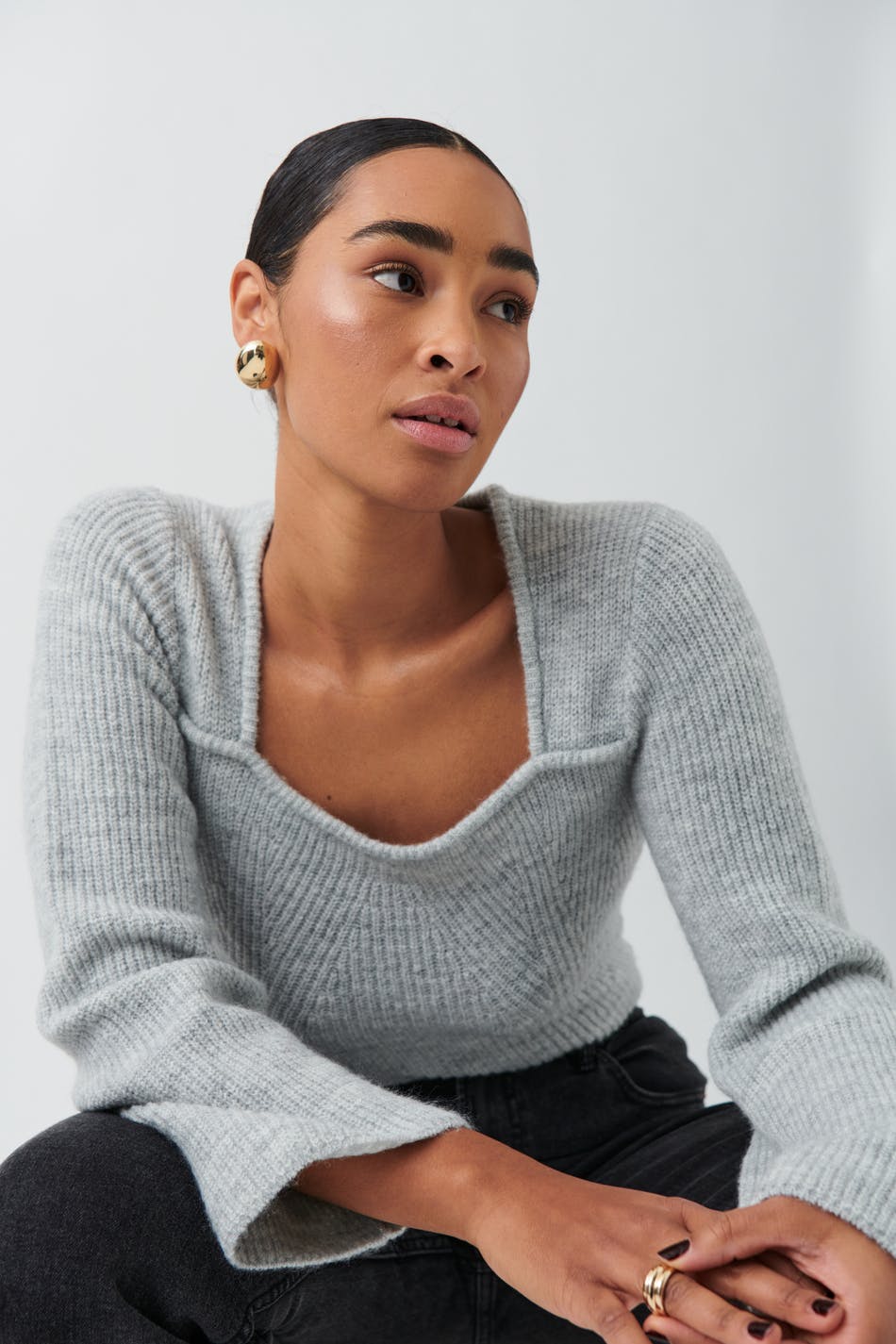 Knitted top