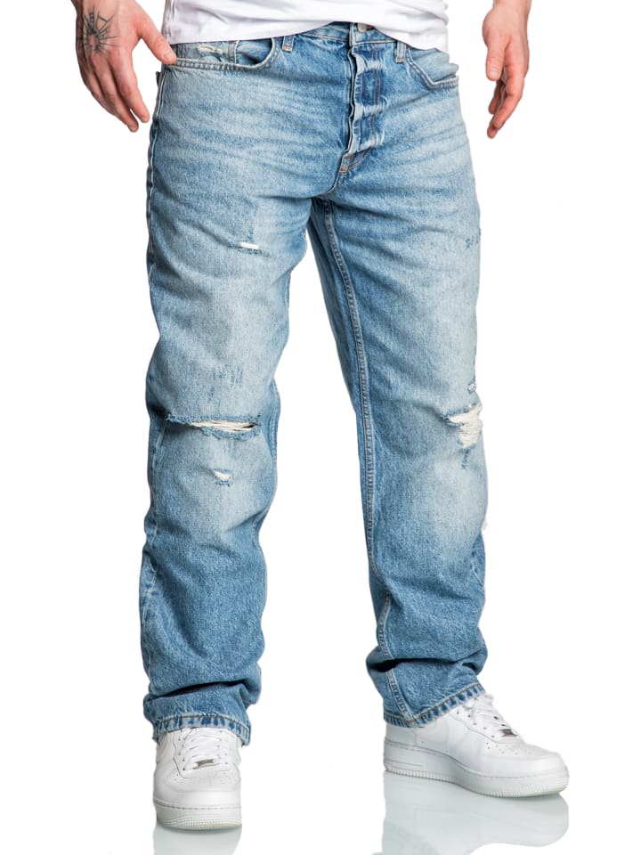 Amaci&Sons 90s Baggy Jeans YAKIMA in Hellblau günstig kaufen