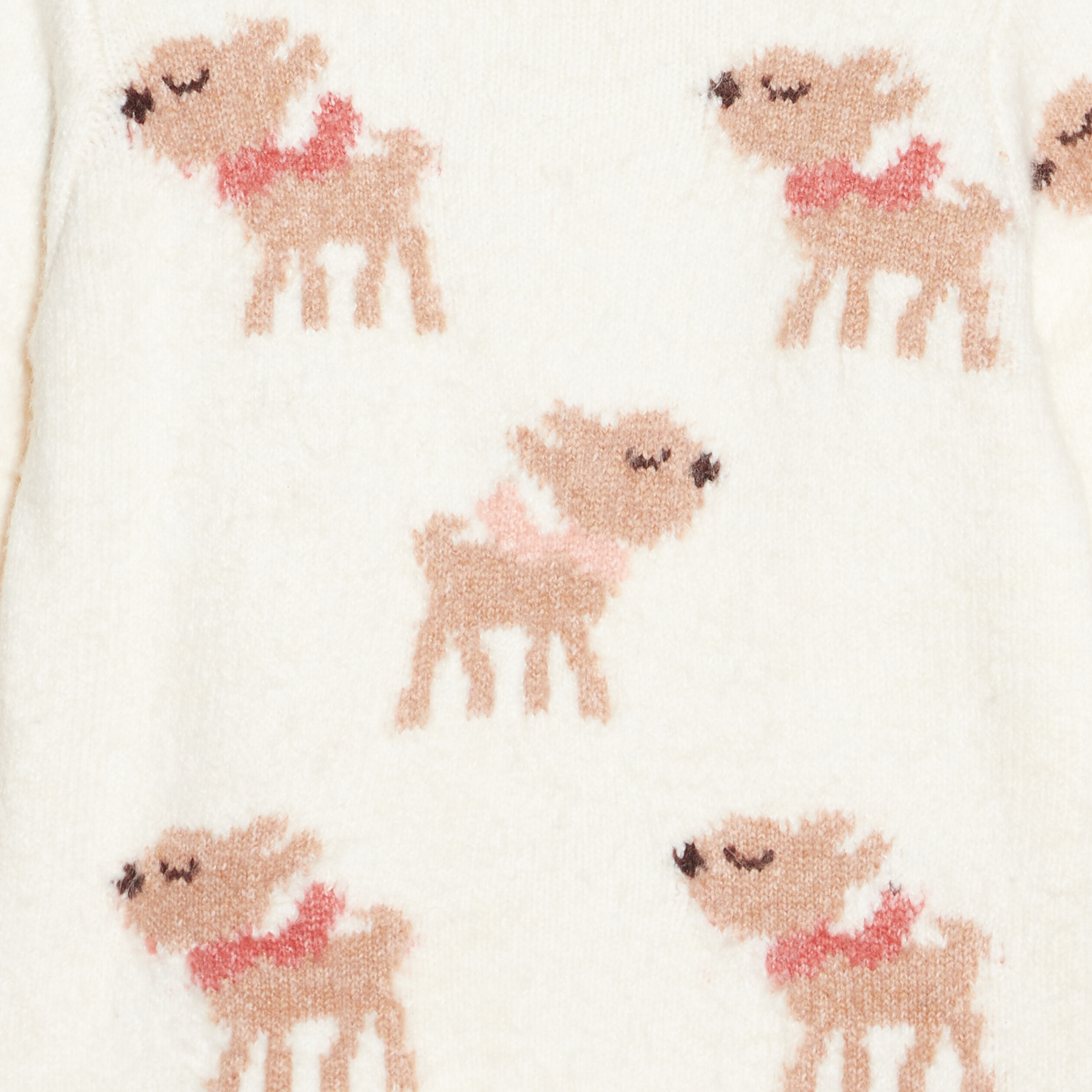 Pull col rond Creeks creme bébé fille | La Halle