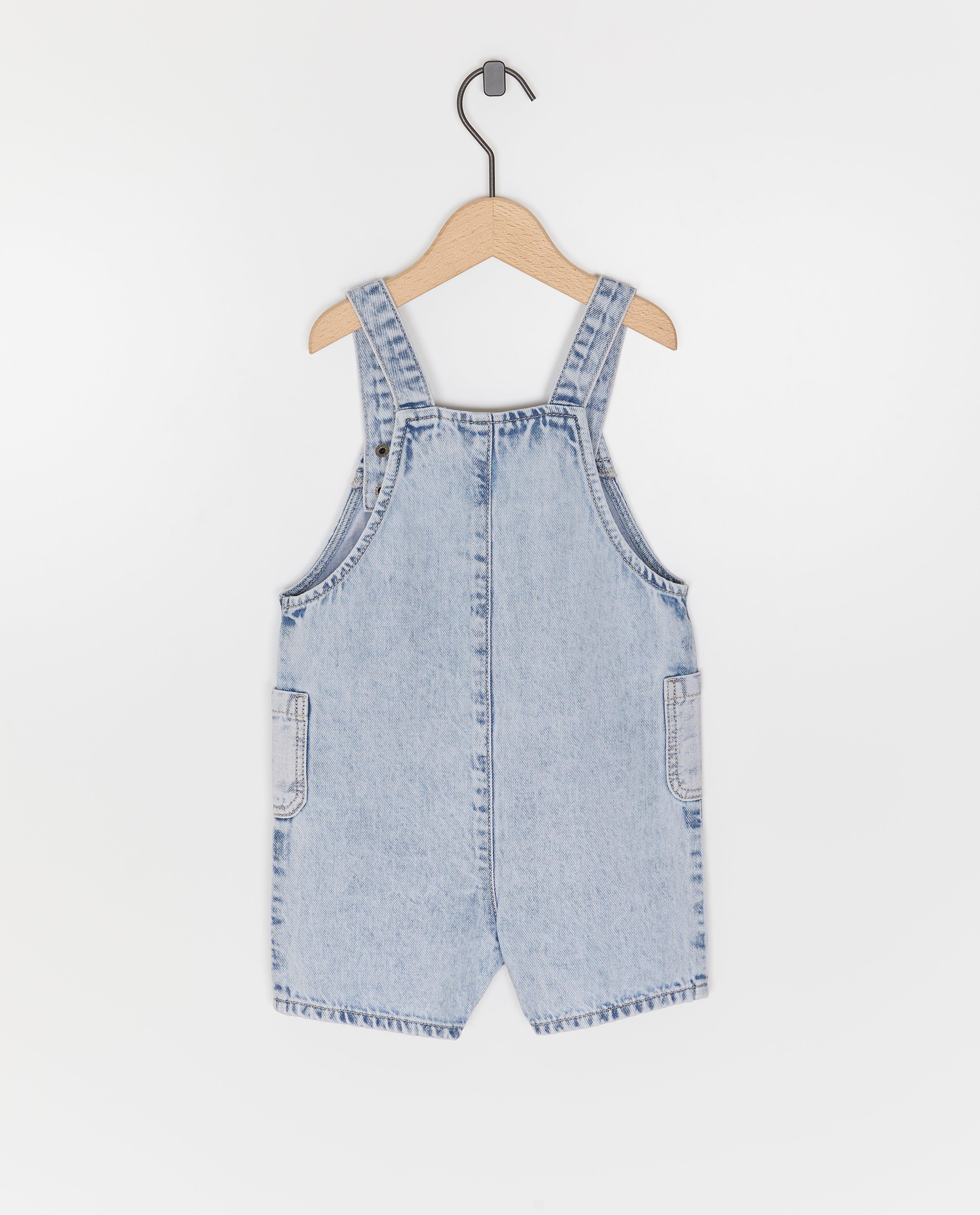 Nanja Massy Salopetă unisex din denim, baby lichtblauw