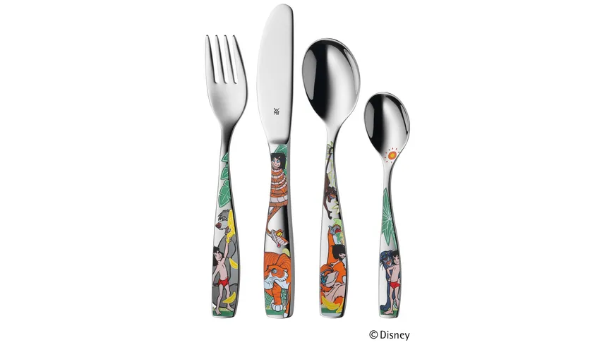 WMF Kinderbesteck Set 4-teilig Dschungelbuch