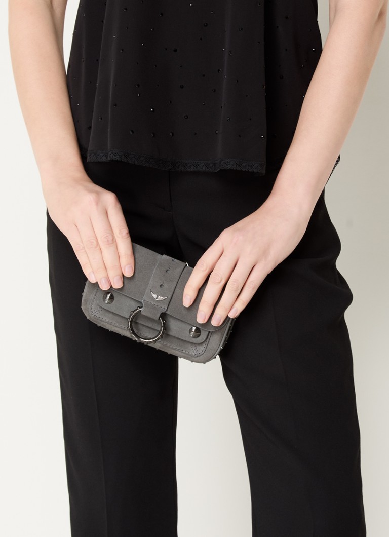 Zadig&Voltaire Kate -pikkulaukku vasikanmokkanahkaa, irrotettavalla olkahihnalla
