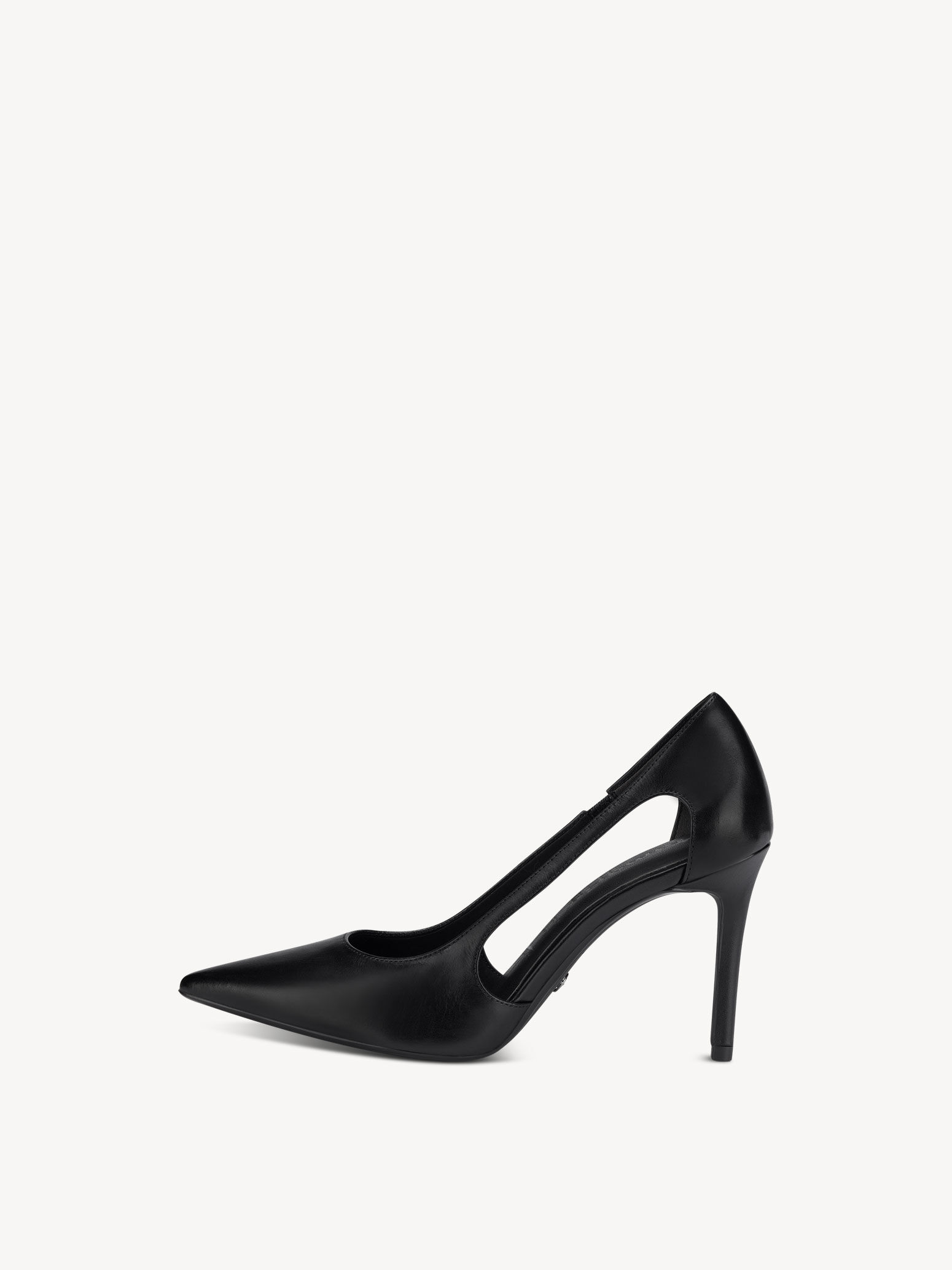 Escarpin en cuir - noir