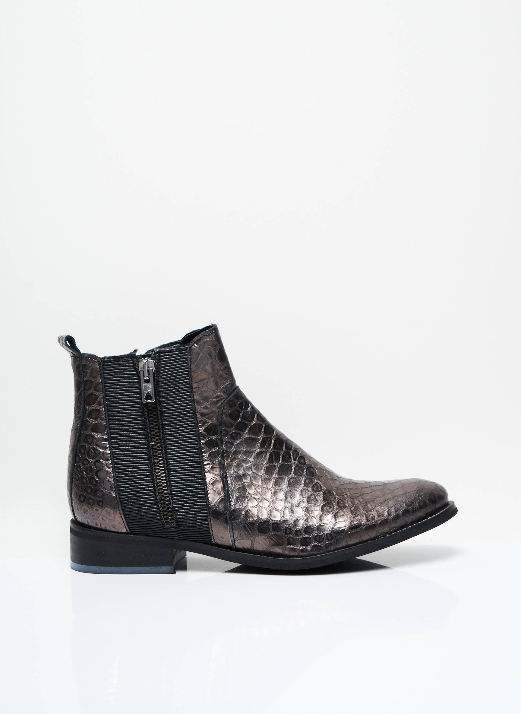 Regard Bottines Femme couleur gris