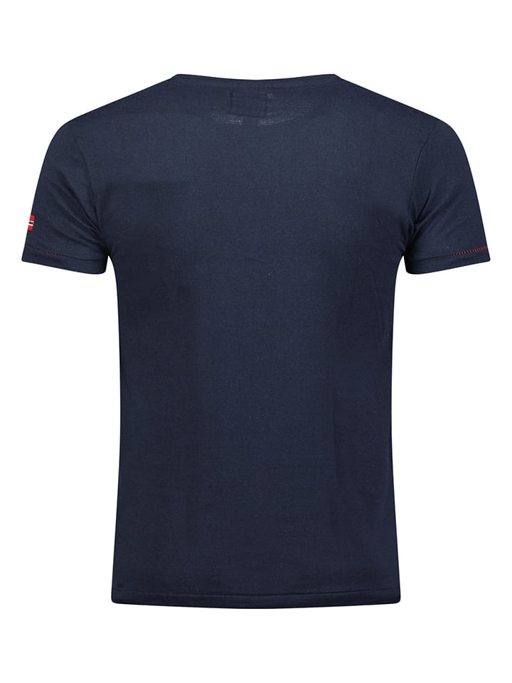 Geographical Norway Shirt in Dunkelblau/ Grau günstig kaufen