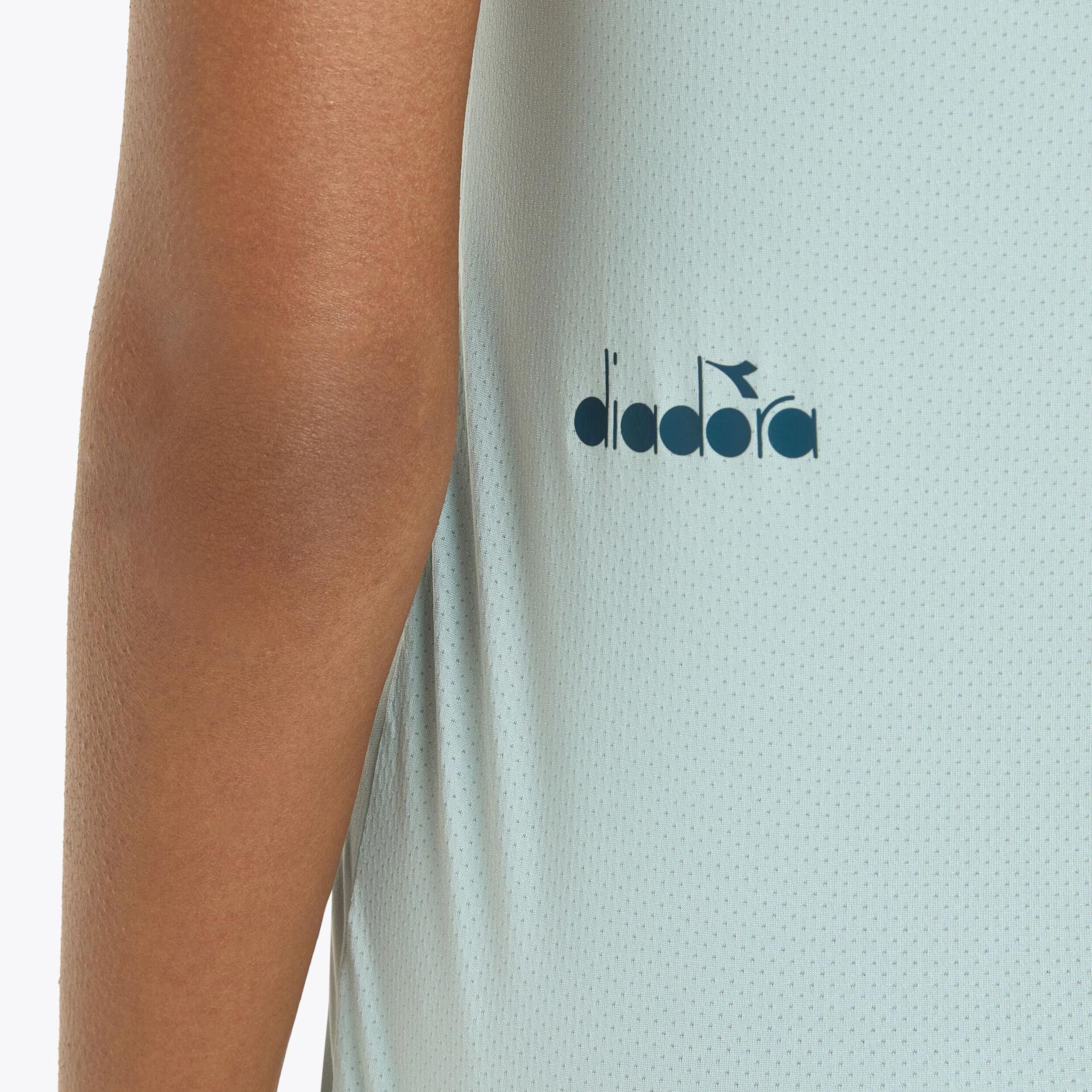 L. T-Shirt Damen - Hellblau