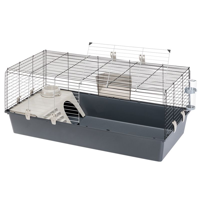 Ferplast Kleintierkäfig Rabbit 120 - grau zu TOP-Preisen | bitiba