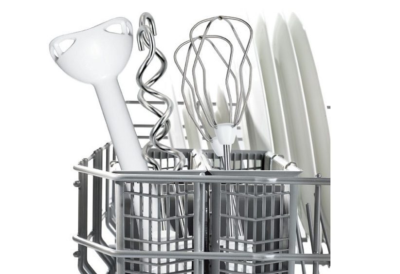 BOSCH Handmixer ErgoMixx MFQ36440, 450 W, 2 Rührbesen, 2 Edelstahl-Knethaken, Pürierstab, Becher