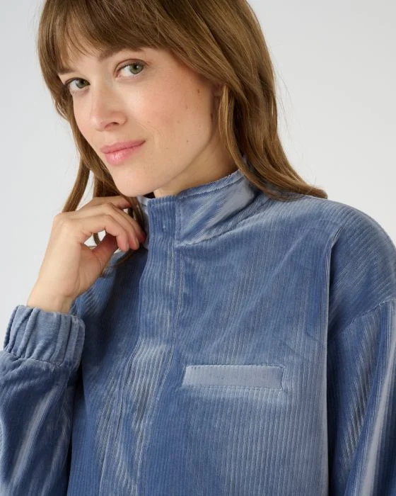 Sweat-shirt de détente velours