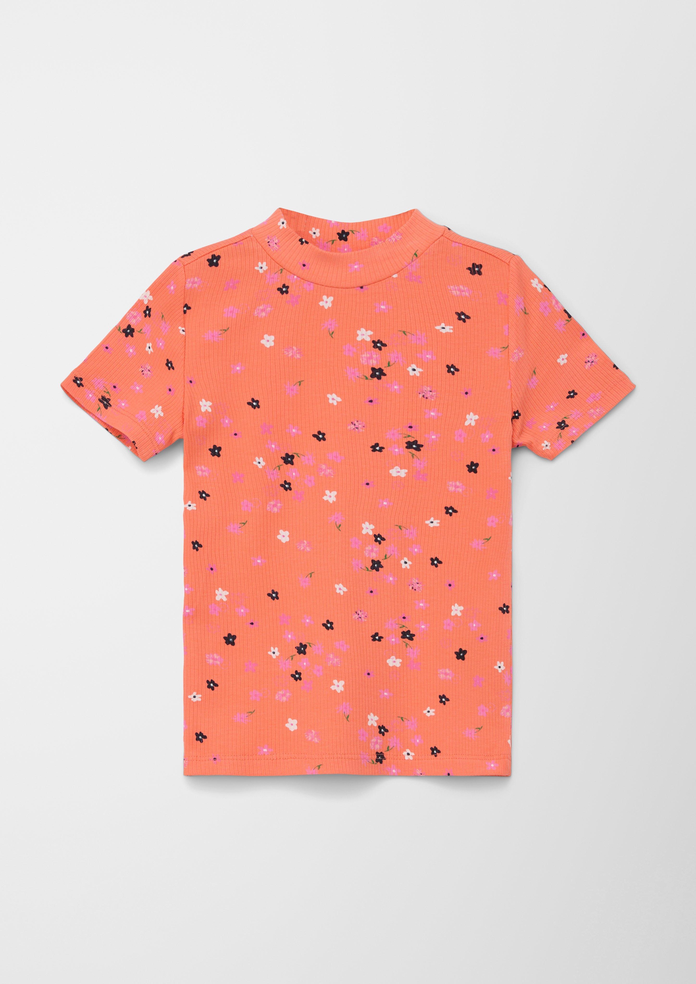 Rippshirt mit Allover-Print  2127417-20A4