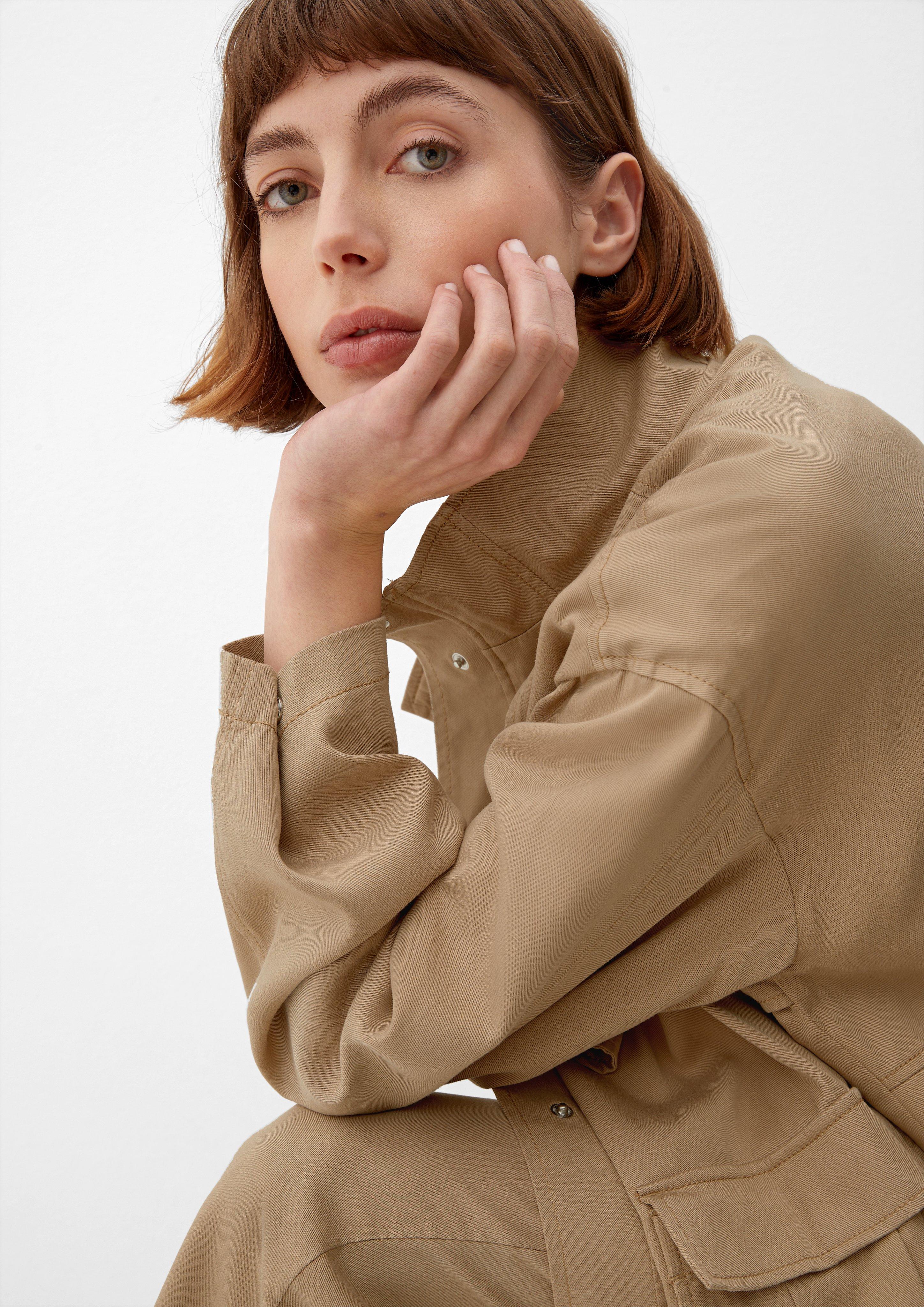 Jacke aus Lyocellmix  2127865-8238