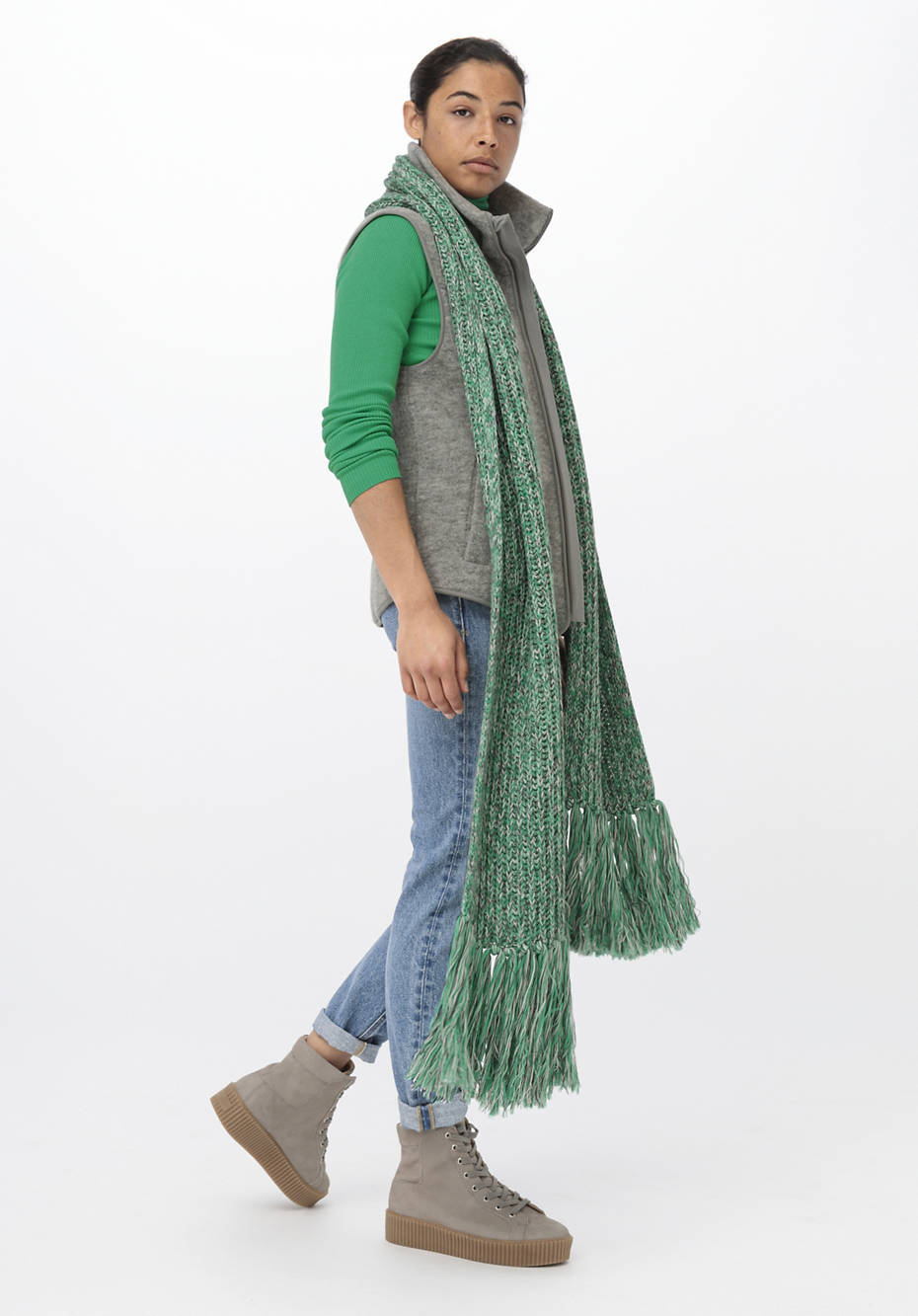 Wollfleece Weste aus reiner Bio-Merinowolle