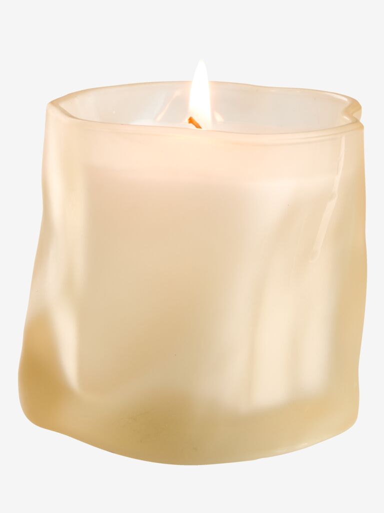 FOLKVAR Świeca zapachowa FOLKVAR Ø8xW8cm beż