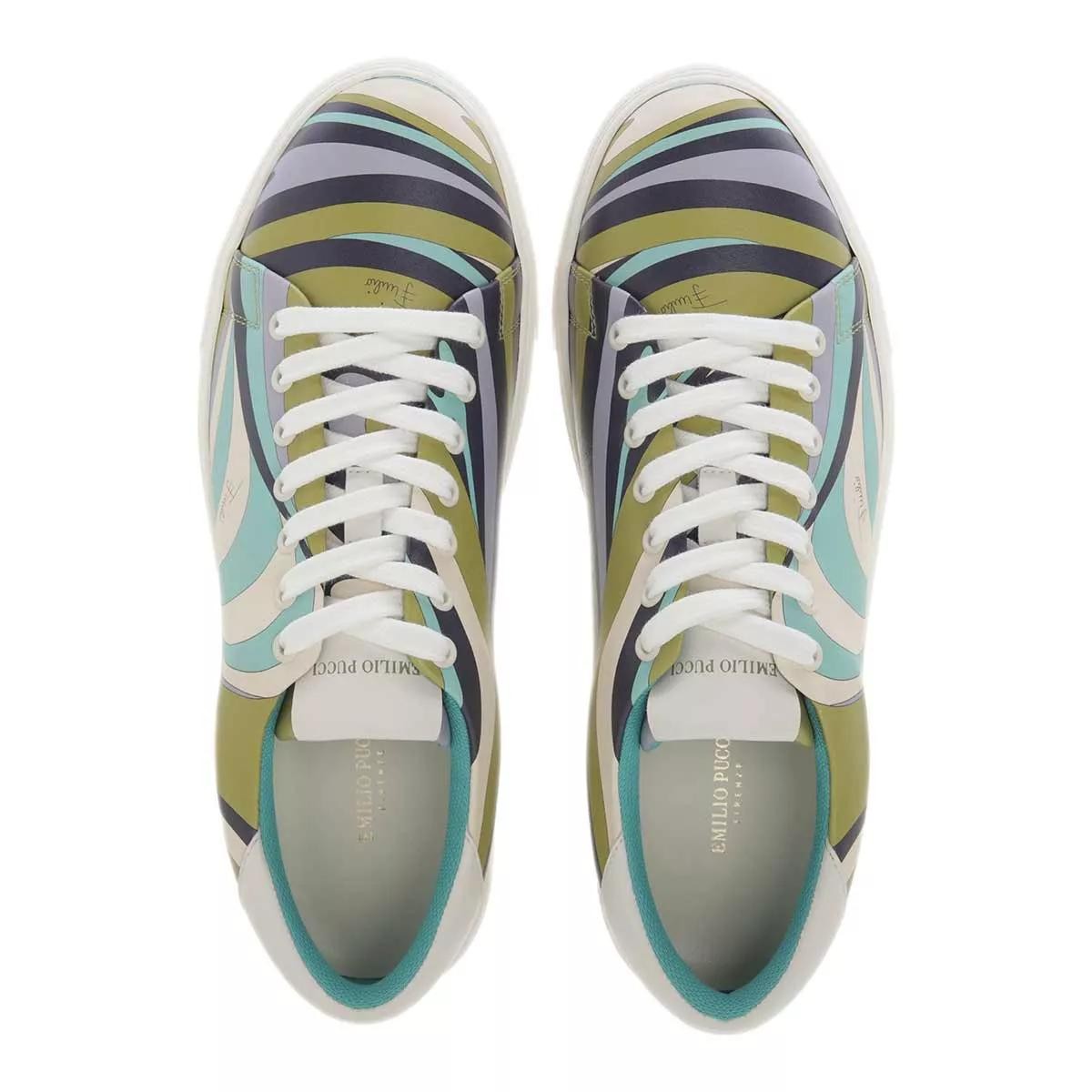 EMILIO PUCCI Freizeit Schnürer bunt Low-Top Sneaker
